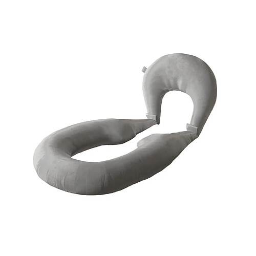 Coussin de lecture VERCART gris - soutien dorsal ergonomique