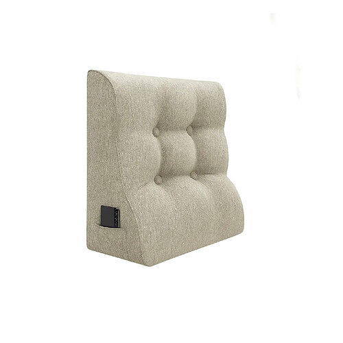 VerCart Coussin de dossier tête de lit en lin blanc 50 x 30 x 65 cm