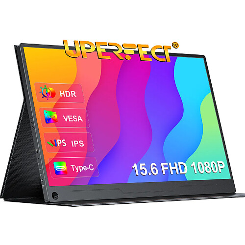Moniteur portable IPS UPERFECT 15,6 pouces 1080P avec HDMI et TYPE-C