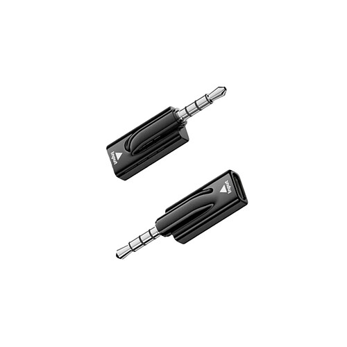 INF 3,5 mm mâle vers USB-C femelle avec puce DAC — Pack de 2 adaptateurs, 16bit/48KHz, 40mW, N