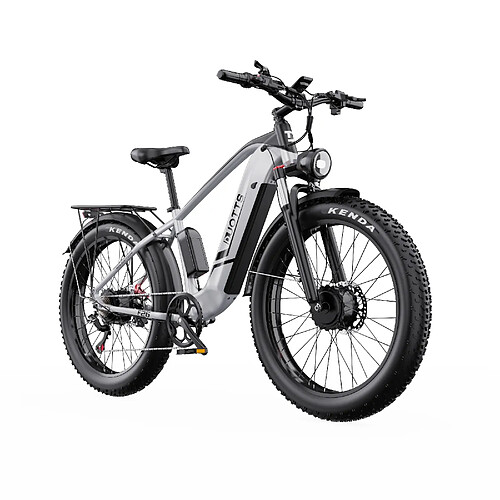 Vélo électrique DUOTTS F26 Lite adulte, moteur 500W, batterie 48V 18AH, pneus larges 26*4.0