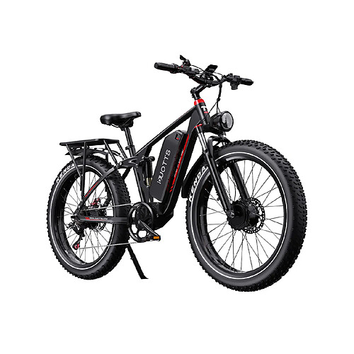 Vélo électrique DUOTTS N26/S26, double moteur 1500W, batterie 48V 20Ah, pneus larges 26*4.0
