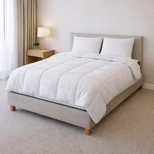 LUXURY LITERIE Matelas 140x190 cm Relaxation + 2 Oreillers + Couette