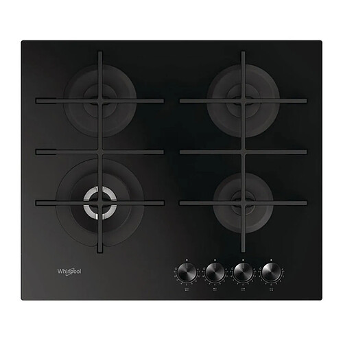 Plaque de cuisson à gaz Whirlpool GOWL628/NB 7800W Noir
