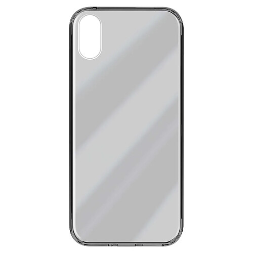 Just Mobile Coque pour iPhone X / Xs Modèle Tenc Air avec Coins Renforcés Noir transparent