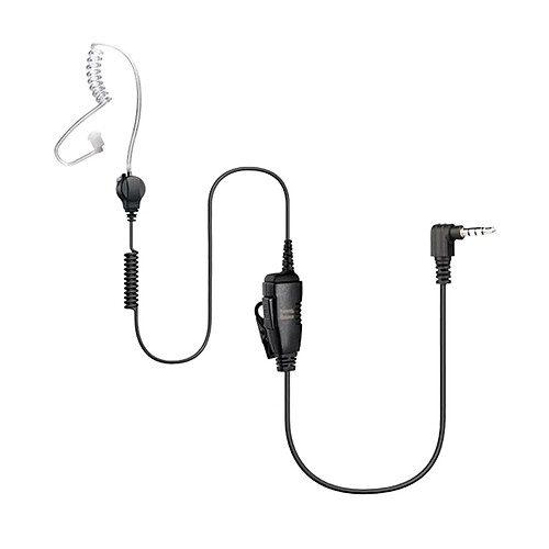 Crosscall Écouteurs Filaires Prise Jack 3.5mm avec Bouton Push to Talk et Micro Noir