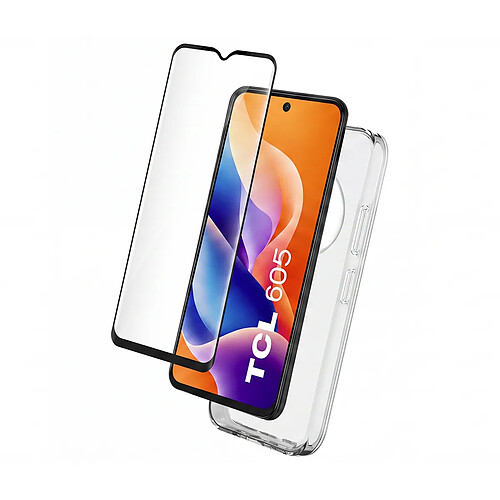 BigBen Connected Coque et Verre 2.5D TCL 605 5G Transparent