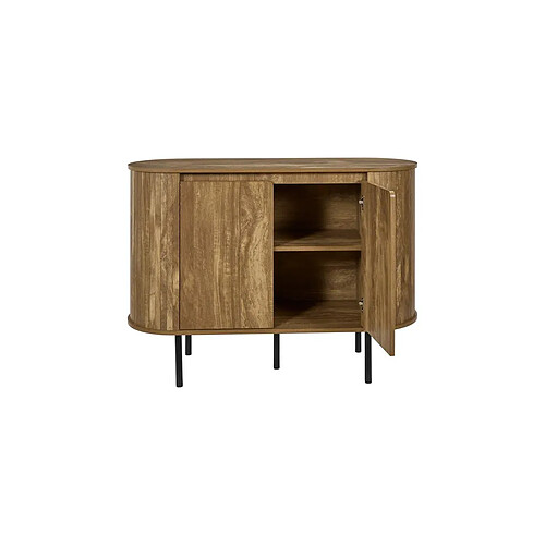The Home Deco Factory Buffet 2 Portes Heritage 110cm Marron