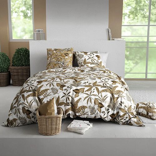 Housse De Rêve Parure de lit 240x260 cm Coton 57 fils Kaori