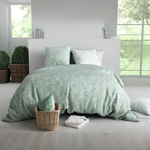 Housse De Rêve Parure de lit 220x240 cm Coton 57 fils Éden
