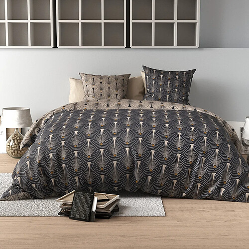 Housse De Rêve Parure de lit 240x260 cm Coton Paon