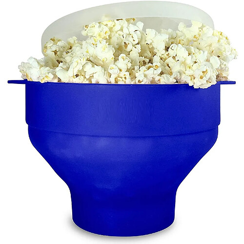 INF Bol à popcorn pliable en silicone Blue