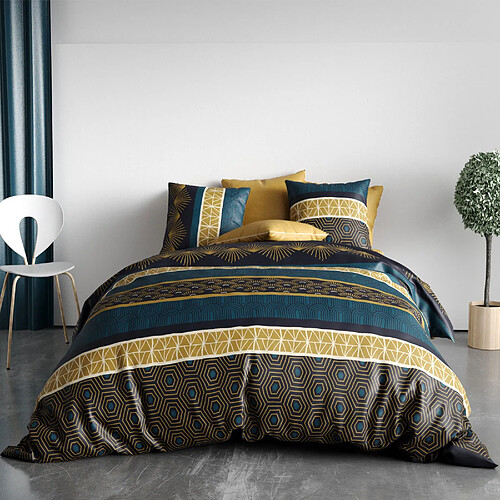 Housse De Rêve Parure de lit 240x260 cm coton 57 fils - 3 pièces Qoba