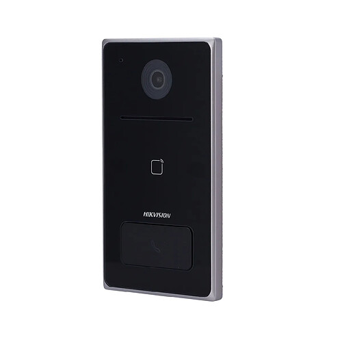 Visiophone IP Hikvision 2MP WiFi Carte MF PoE IP65 - DS-KV6133-WME1/Surface