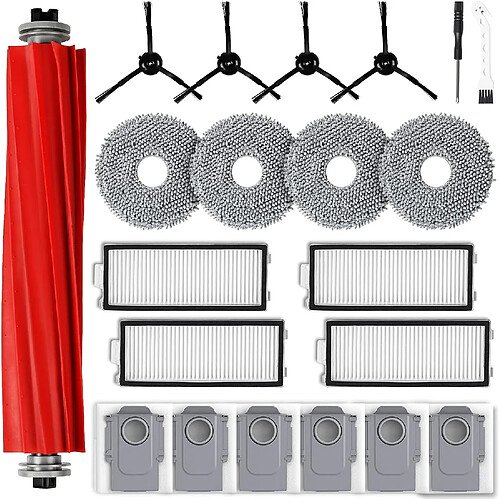 INF Accessoires pour aspirateur robot Roborock Qrevo S/Qrevo Pro