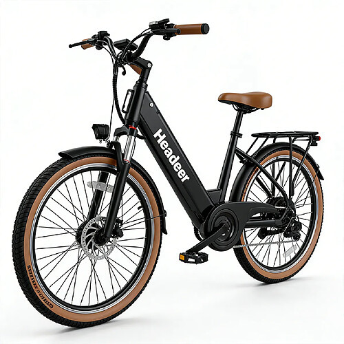 Vélo électrique headeer BK19,Autonomie 50km,batterie 48V11.5Ah,25km/h,Femme,Confort Urbain