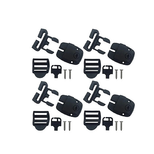 INF Kit de serrures à clip pour couvercle de spa 4-pack