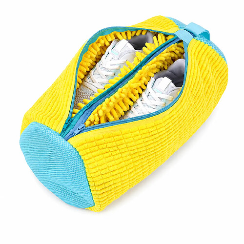 INF Sac de Lavage Double pour Chaussures en Machine - Protégez Vos Chaussures! Yellow