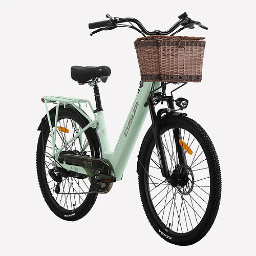 Vélo électrique urbain Cysum X-City 26 pouces, moteur 250W, batterie amovible 48V 10.4Ah