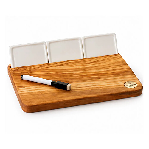 Berard Planche a Fromage ACERO 25x17x1,5cm Olivier avec cire
