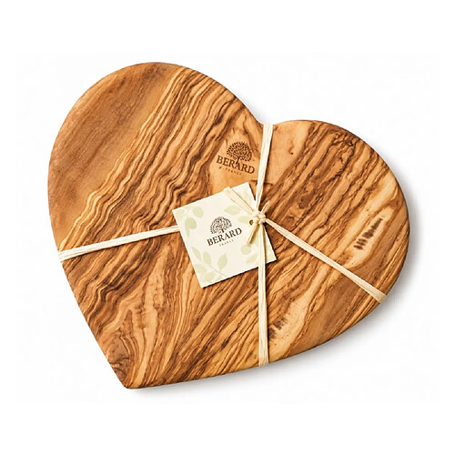 Berard Planche Coeur 28x27x1,6cm Olivier