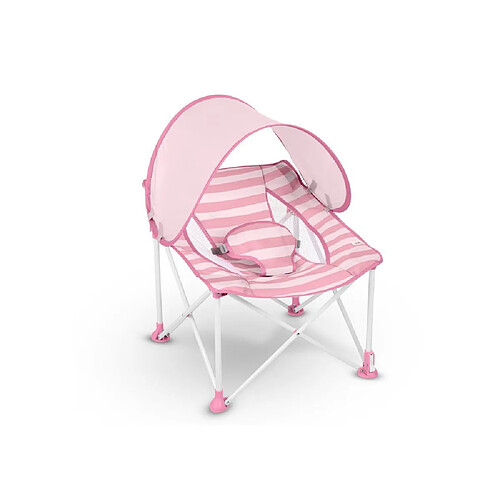Bright Starts Pop 'N Chill - Bouncer de voyage - Rose - UPF 50+
