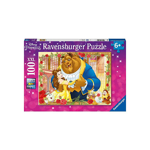 Ravensburger La Belle et la Bête - Puzzle 100 pièces - XXL - Paysage