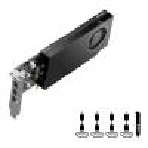 PNY NVIDIA QUADRO RTX A400 4GB GDDR6 PCI Express 4.0 - 4 x MINI DISPLAYPORT