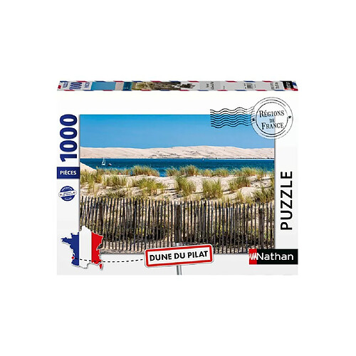 Nathan Puzzle 1000 pièces Vue sur la Dune du Pilat - Régions de France