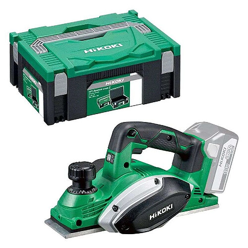 HIKOKI P18DSLW2Z 18V - Raboteuse sans fil 82 mm - Coffret Hit-System
