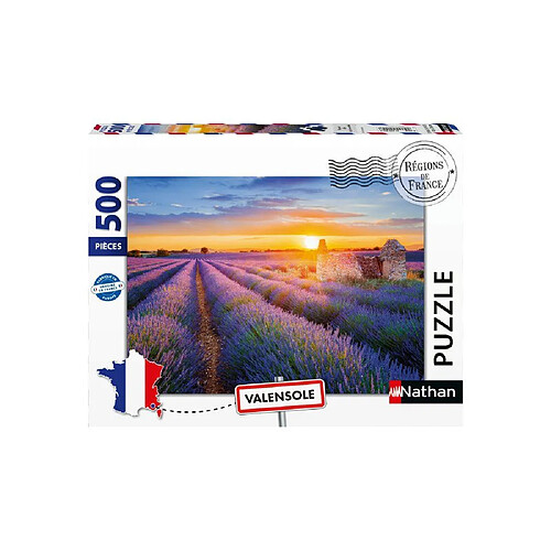 Nathan Route de la Lavande à Valensole - Puzzle 500 pièces