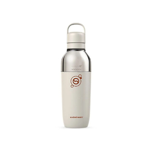 SODASTREAM Fizz&Go Easy Mix 0,7 L beige - Bouteille isotherme PET