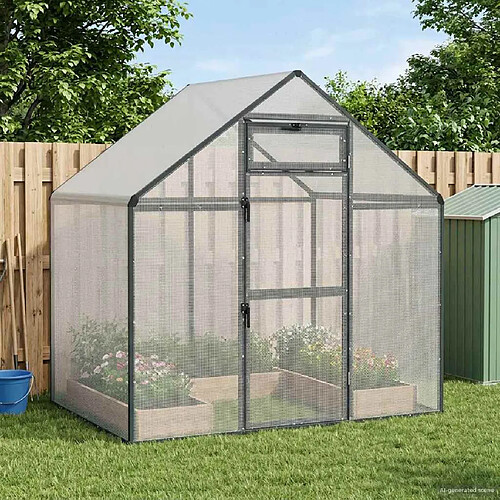 vidaXL Cage pour oiseaux Anthracite 181,5 x 110,5 x 173,5 cm