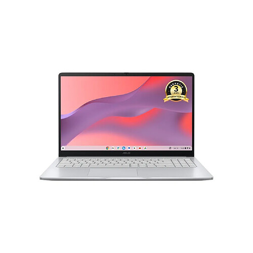 ASUS Chromebook CX1505 - 15,6" FHD - Intel N50 - 8 Go - 128 Go eMMC - Argent