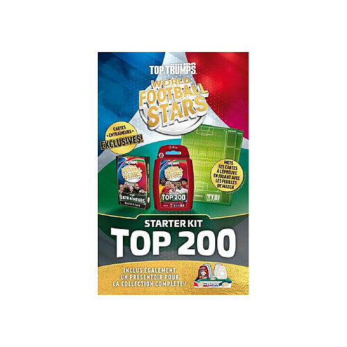 Winning Moves Top Trumps World Football Stars - Starter Kit Top 200 - Jeu de cartes