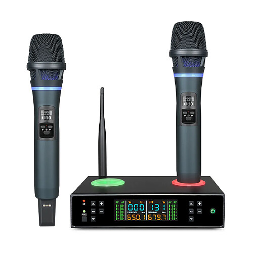 INF Système de microphone sans fil avec anti- Larsen