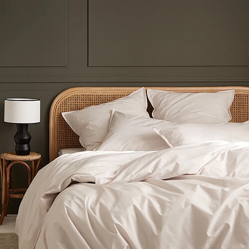 A demain Parure de lit en Percale de coton - 240 x 220 cm - Blanc