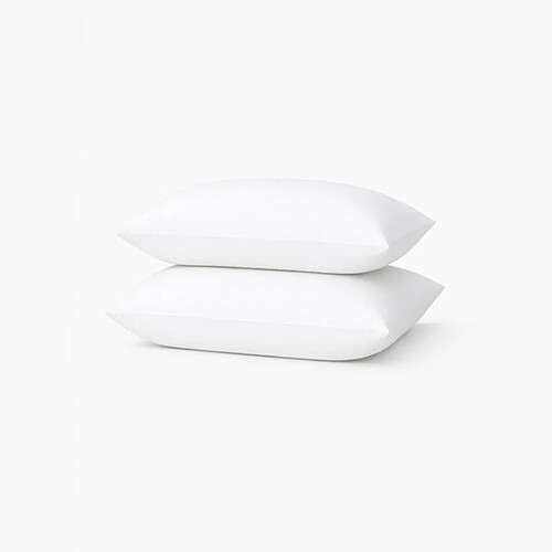 A demain Taie d'oreiller en Coton Biologique - 65x65 - Blanc