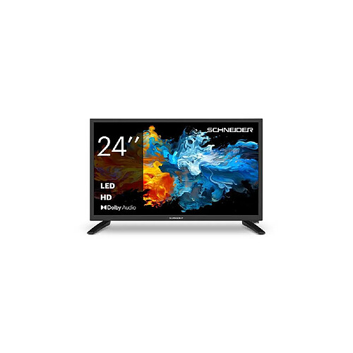 Schneider 24A3VX - TV LED HD 24" - Direct LED - HDMI ARC - USB enregistrement