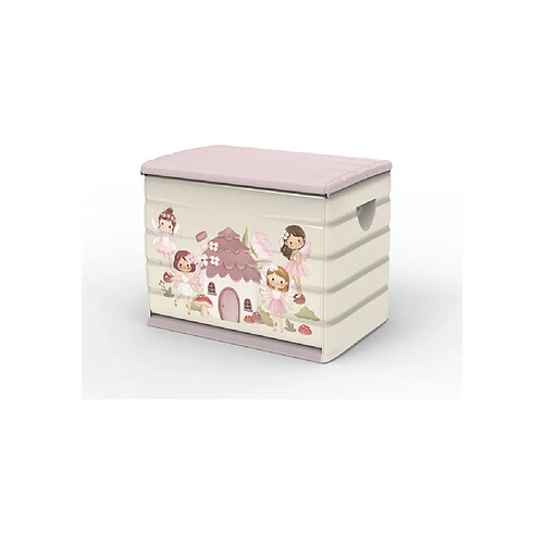PLASTIKEN Coffre de rangement Hada 260 L - Beige clair - 80 x 61 x 53 cm
