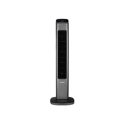 MEDION MD 10809 - Ventilateur tour noir - 45 W - Oscillation 80° - Télécommande