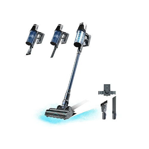 Cecotec Conga Rockstar RS50 - Aspirateur balai sans fil - 25 000 Pa - Noir/Bleu