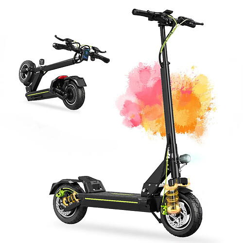 TODIMART Trottinette Électrique D8 Adulte 500W Autonomie 60km Tout Terrain Pliable