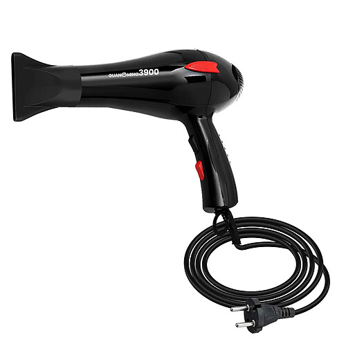 Avizar Sèche-Cheveux Filaire 820W avec Contrôle Thermique et Concentrateur d'Air Noir