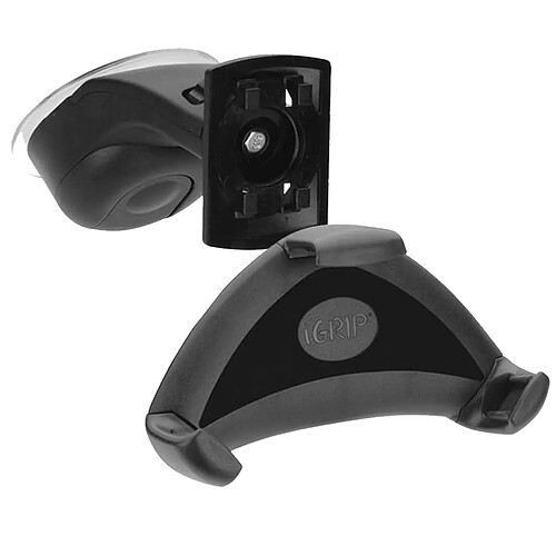 iGRIP Support Voiture 360° avec Gamme Smart Grip'R pour Téléphone Noir