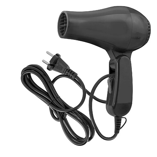 Avizar Sèche Cheveux de Voyage 750W Format Compact et Pliable Séchage Rapide Noir