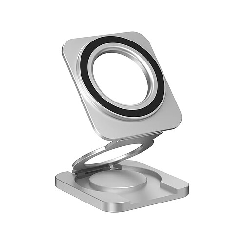INF Support de téléphone de bureau magnétique double Magsafe - Alliage d'aluminium, ultra-fin