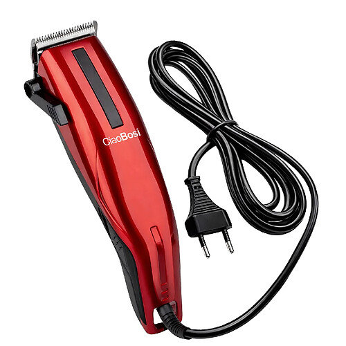 Avizar Tondeuse à Cheveux Électrique Filaire 12W Coupe et Taille Précis Rouge