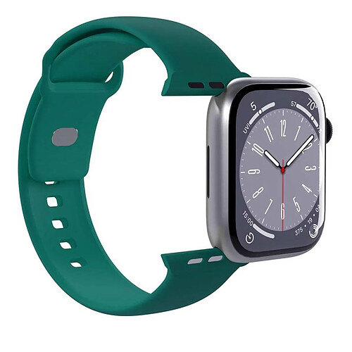 PURO Bracelet pour Apple Watch 44 / 45 / 46 / 49mm Série Icon en Silicone Vert