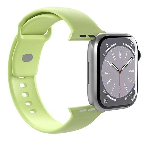 PURO Bracelet pour Apple Watch 38 / 40 / 41 / 42mm Série Icon en Silicone Vert matcha